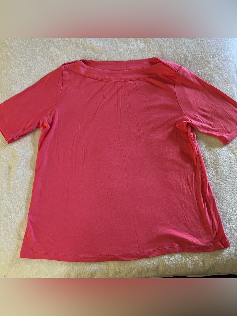 J. Jill Coral-Pink Short Sleeve Tee